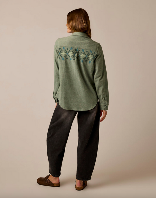 Carve Fairbanks Supersoft Shirt in Laurel Motif – back