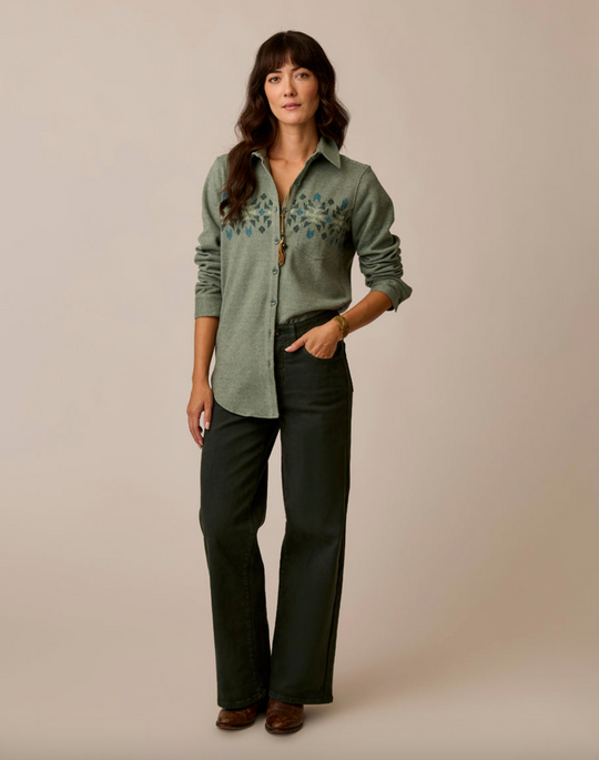 Carve Fairbanks Supersoft Shirt in Laurel Motif – front full