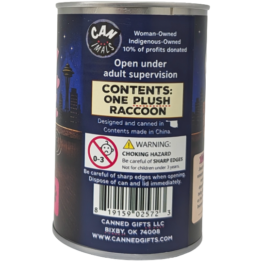 Canned Jimothy the Short Spined Raccoon
