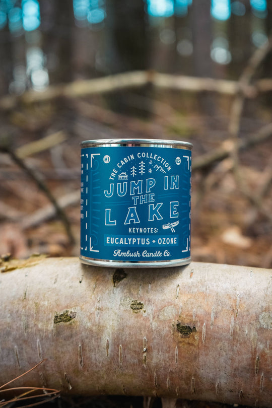 Ambush Candle Co. - Jump In The Lake | Eucalyptus + Ozone 8oz Soy Candle
