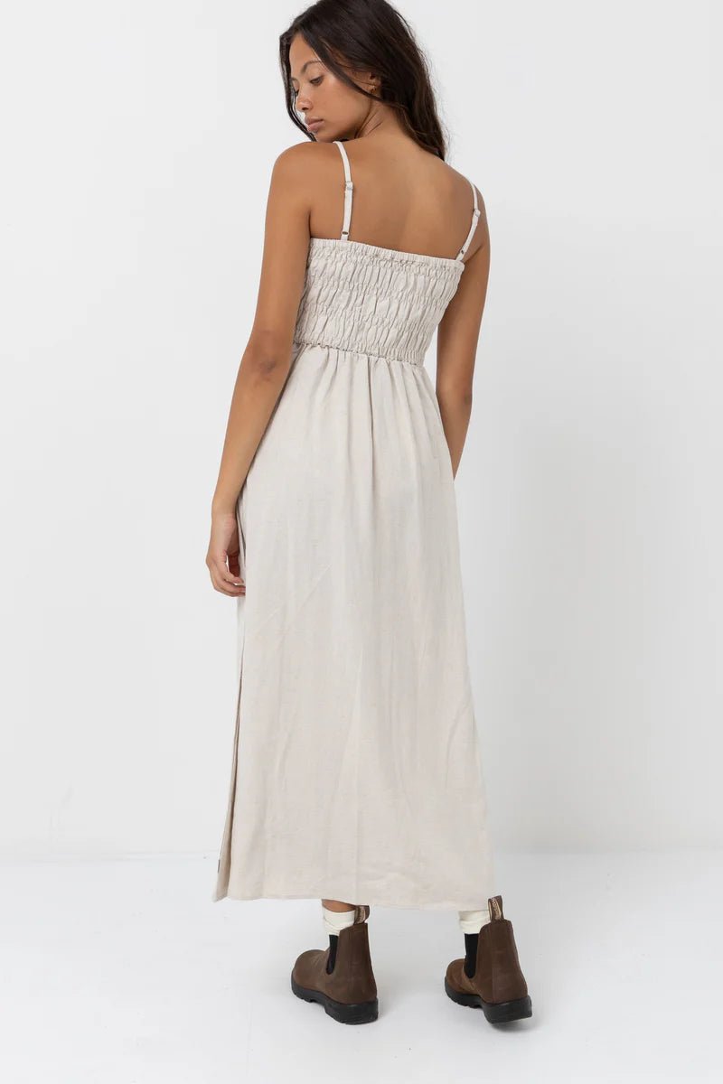 Classic Shirred Midi Dress - Davidson Provision Co.