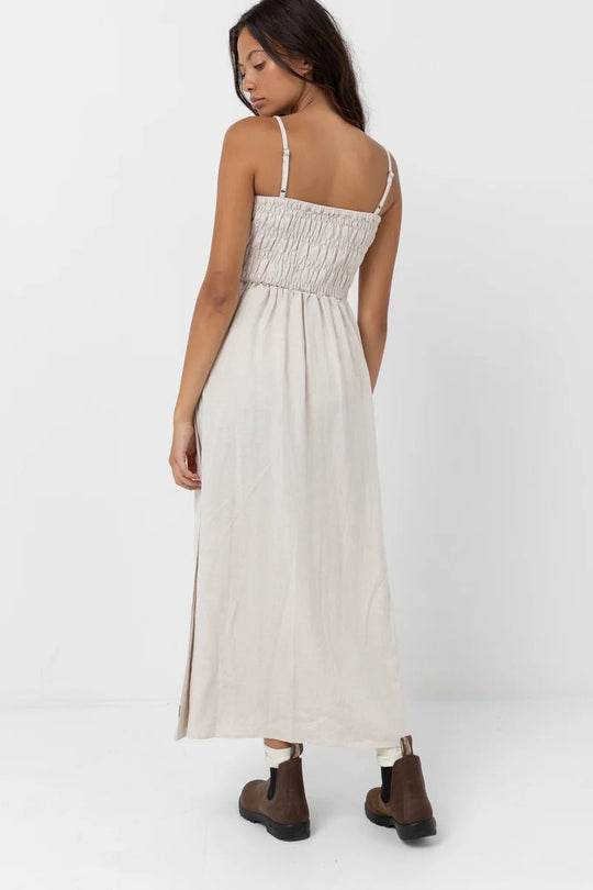 Classic Shirred Midi Dress - Davidson Provision Co.