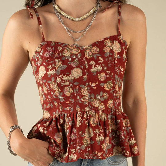 Clementine Tie Top - Davidson Provision Co.