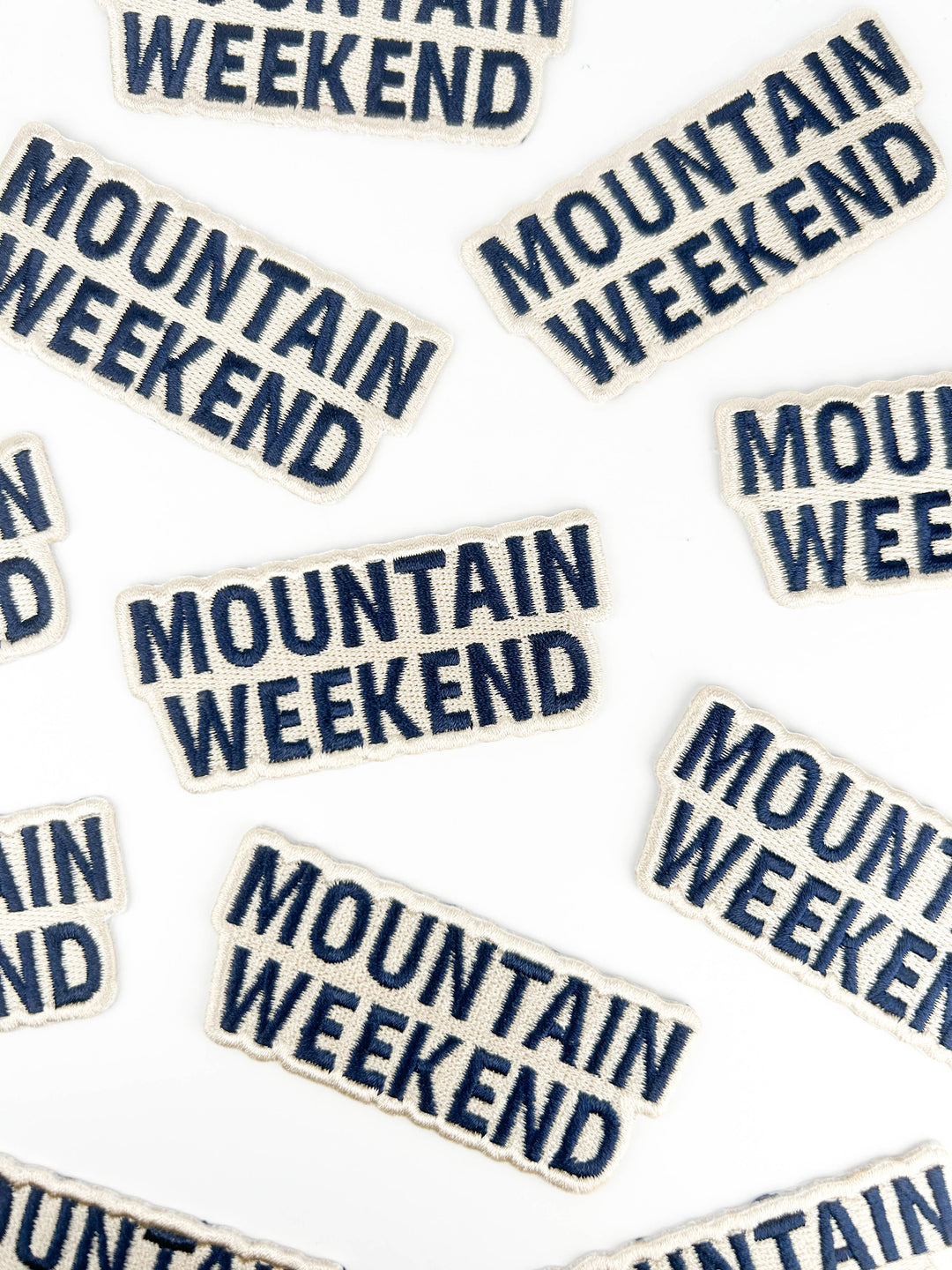 Field Trip Threads - Mountain Weekend Patch Outdoor Adventure Embroidered Iron On