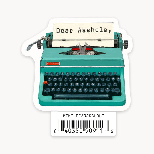 Dear Asshole - Mini Sticker