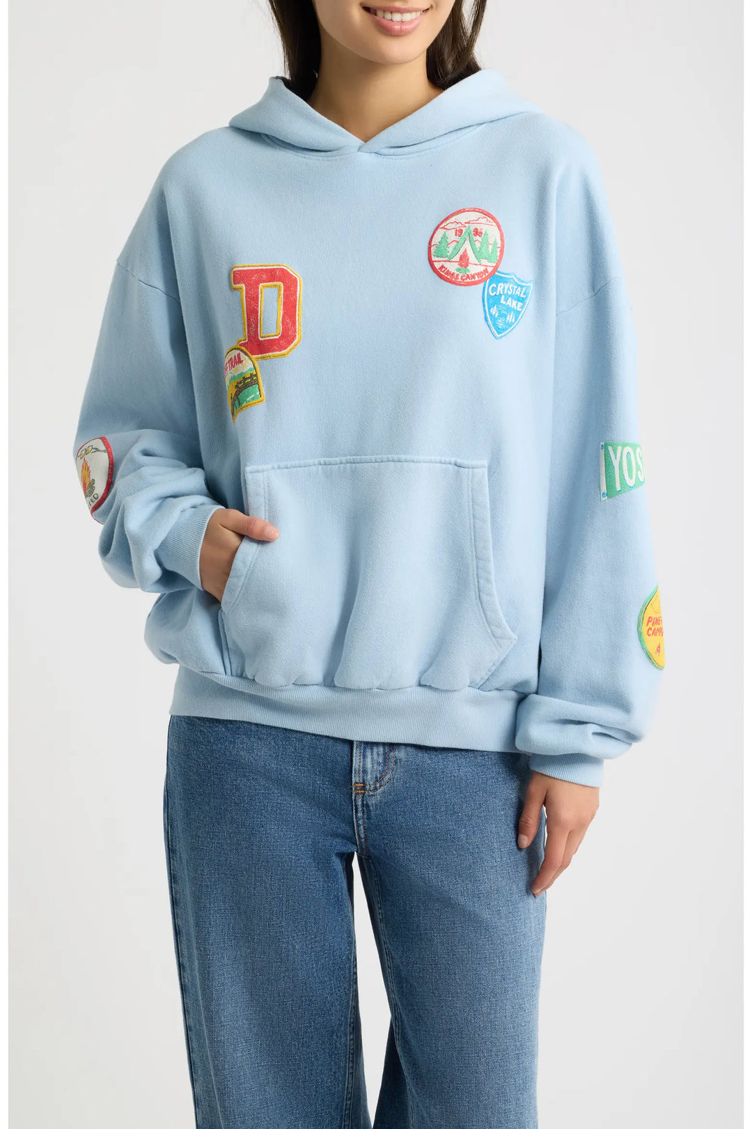 Camp Patches Oversized Hoodie