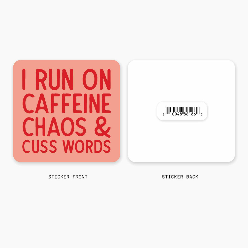 Cuss Words - 3" Art Sticker
