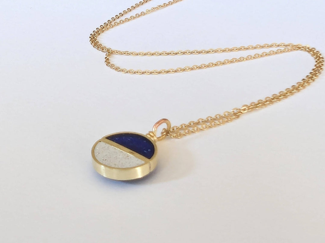 Dainty Double Half Moon Necklace - Davidson Provision Co.