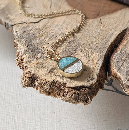 Dainty Double Half Moon Necklace - Davidson Provision Co.