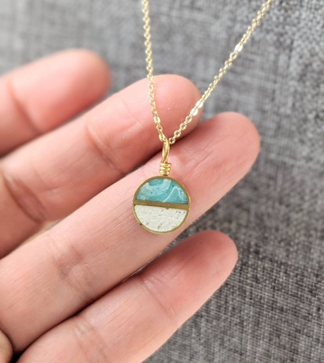 Dainty Double Half Moon Necklace - Davidson Provision Co.