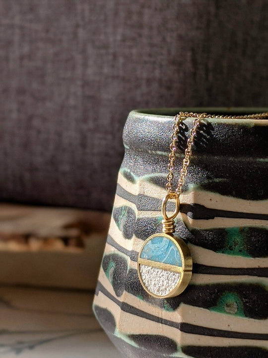 Dainty Double Half Moon Necklace - Davidson Provision Co.