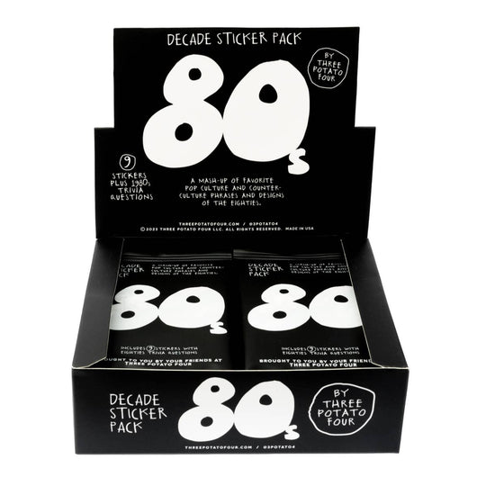 Decade Sticker Card Pack - 1980s - Davidson Provision Co.