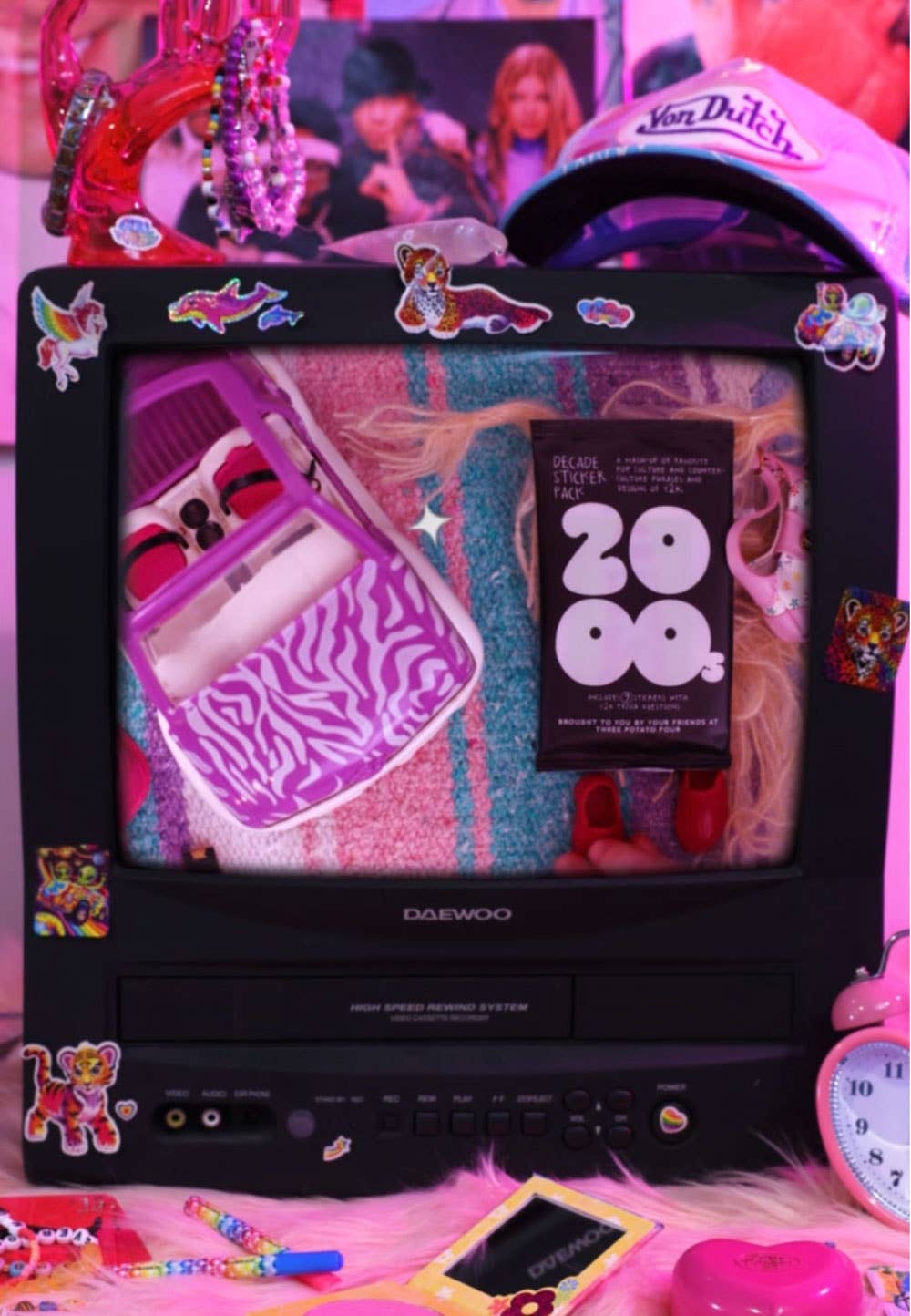 Decade Sticker Card Pack - Y2K - Davidson Provision Co.