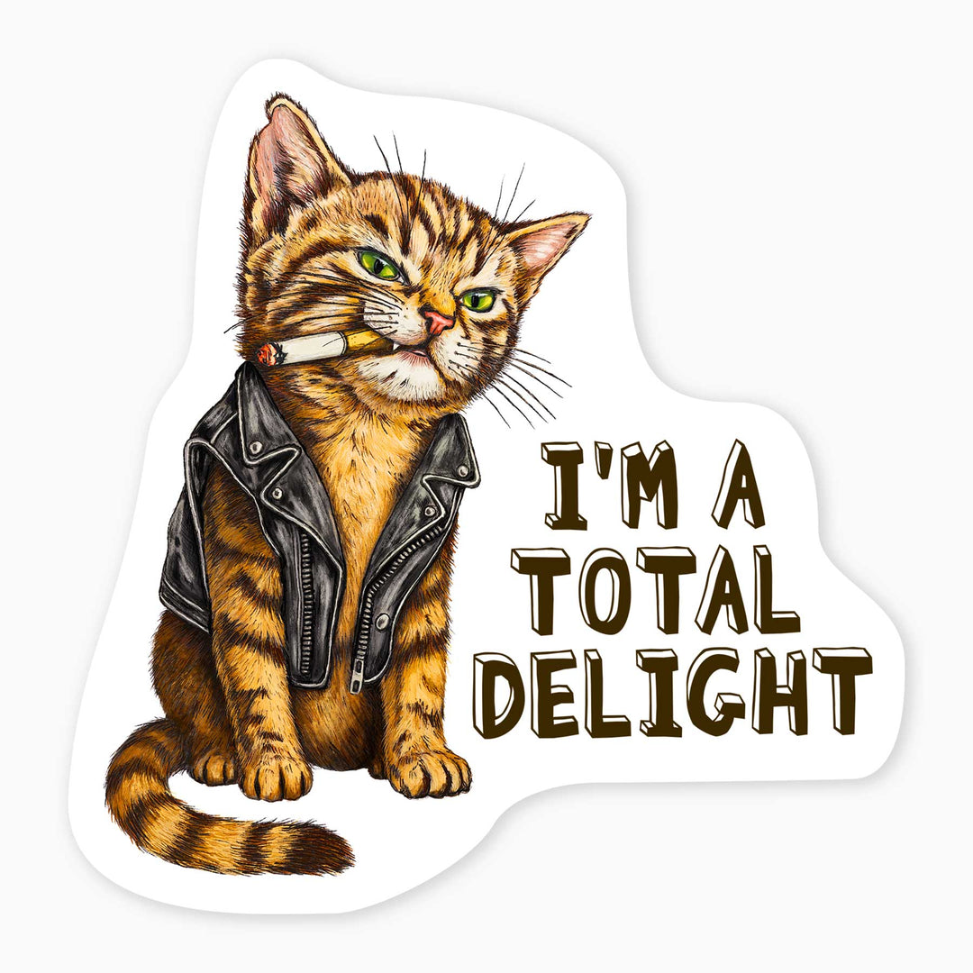Delight - 3" Art Sticker - Davidson Provision Co.