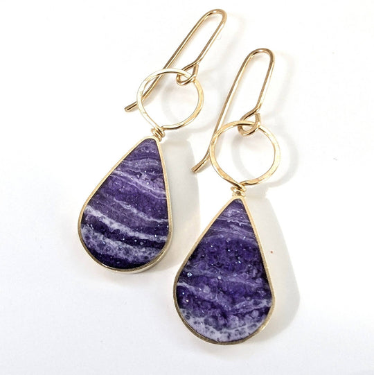 Drop with Loop Resin Earrings - Davidson Provision Co.