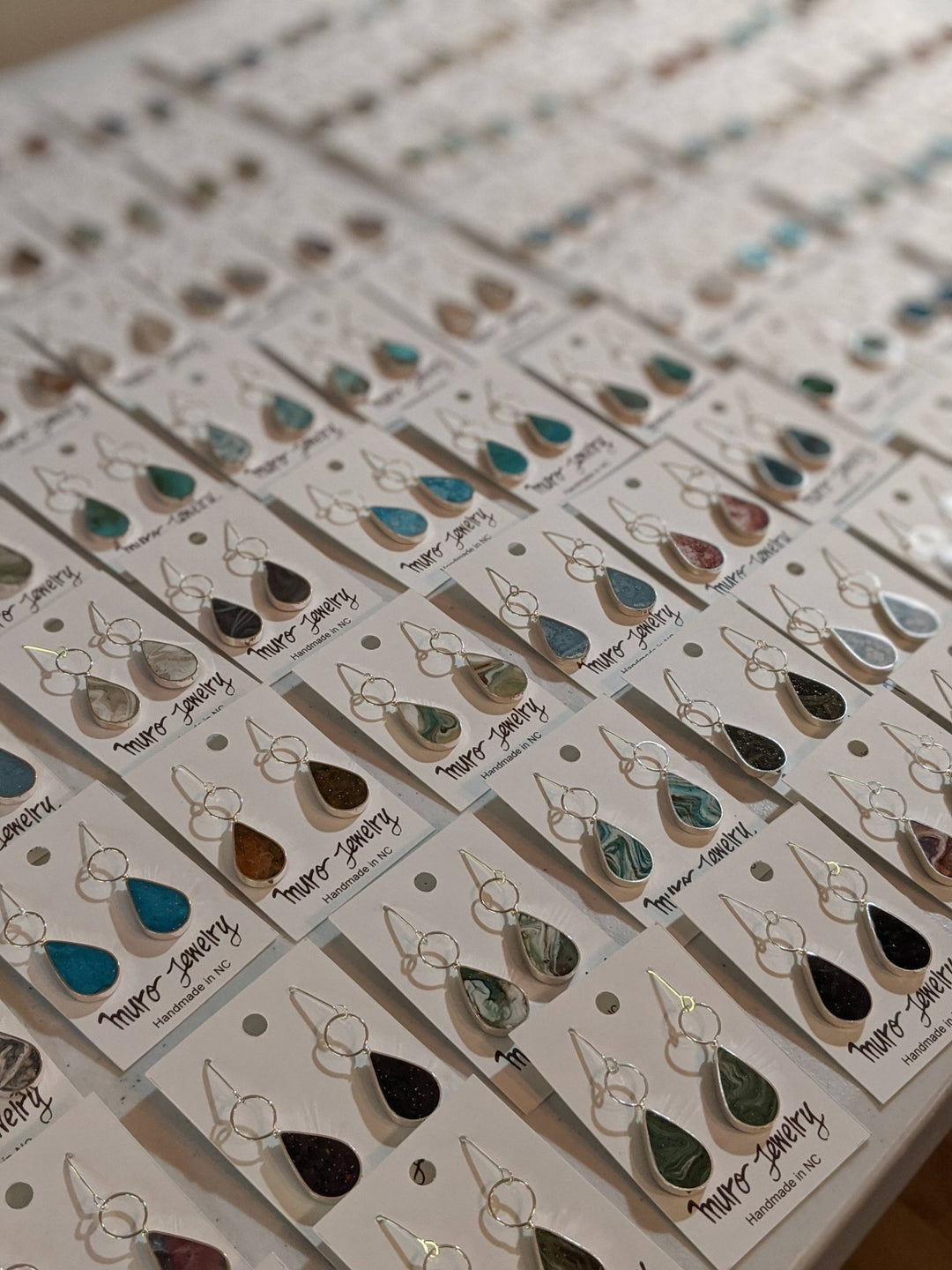 Drop with Loop Resin Earrings - Davidson Provision Co.