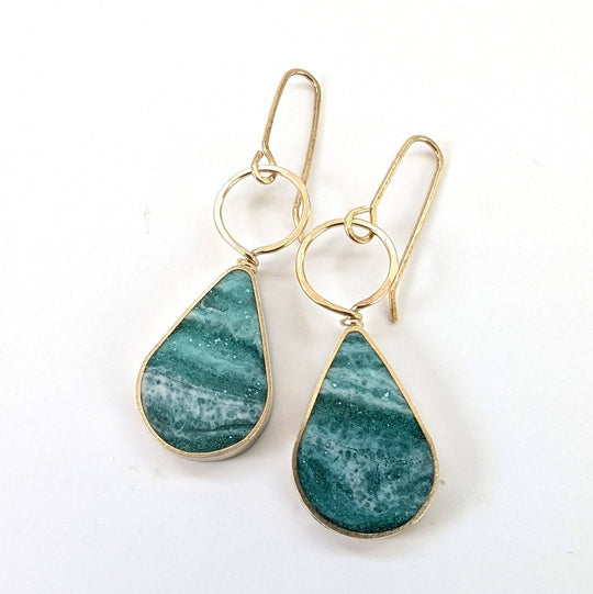 Drop with Loop Resin Earrings - Davidson Provision Co.