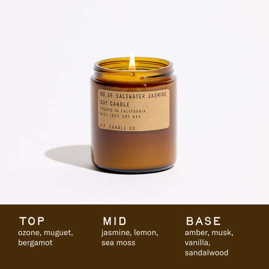 Saltwater Jasmine - 7.2 oz Standard Soy Candle