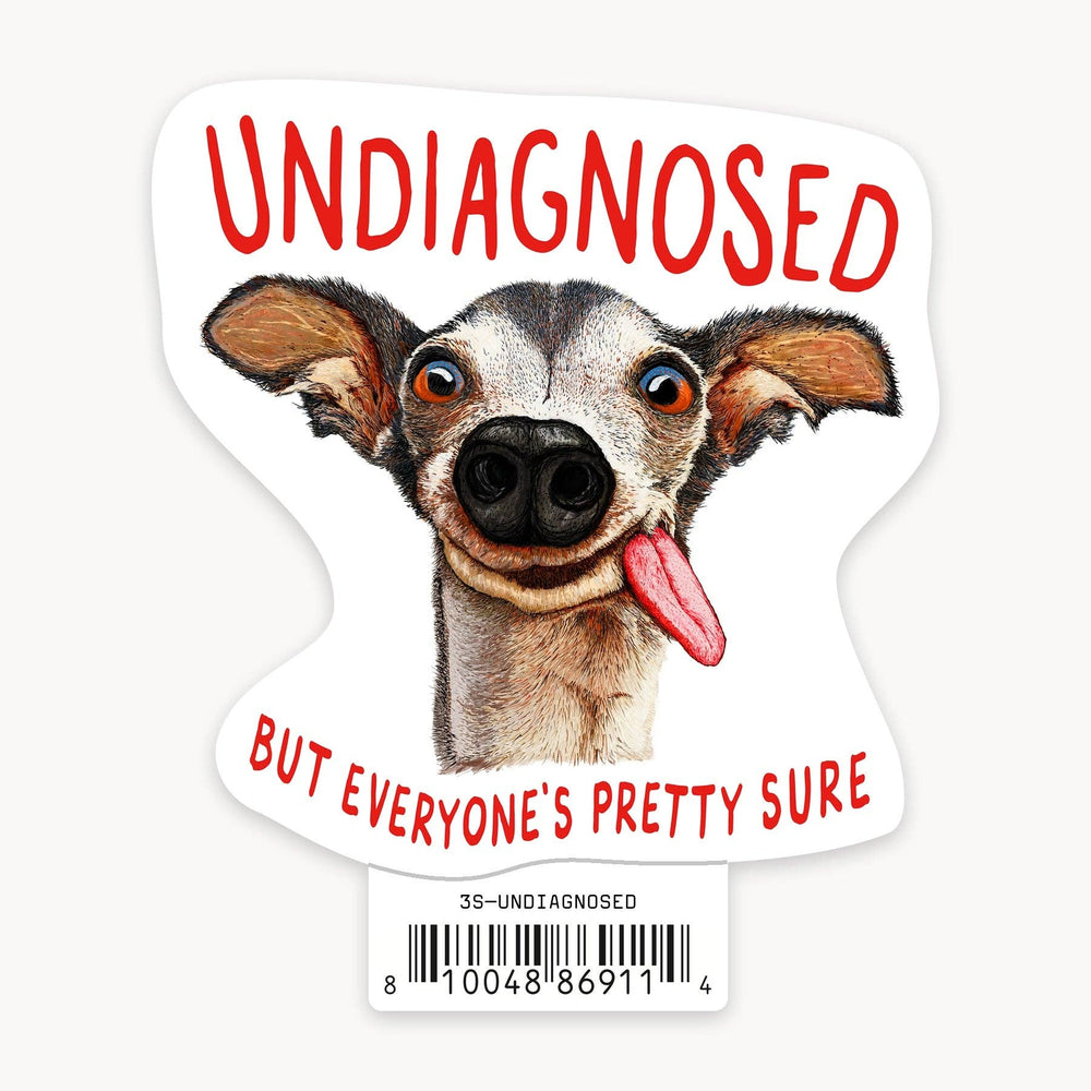 Undiagnosed - 3" Art Sticker