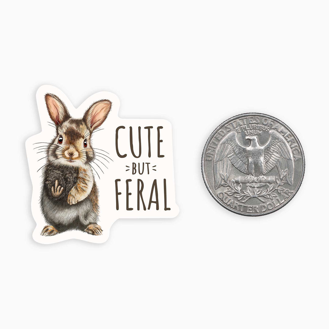 Feral - Mini Sticker