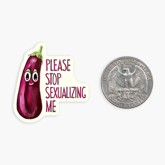 Eggplant - Mini Sticker - Davidson Provision Co.