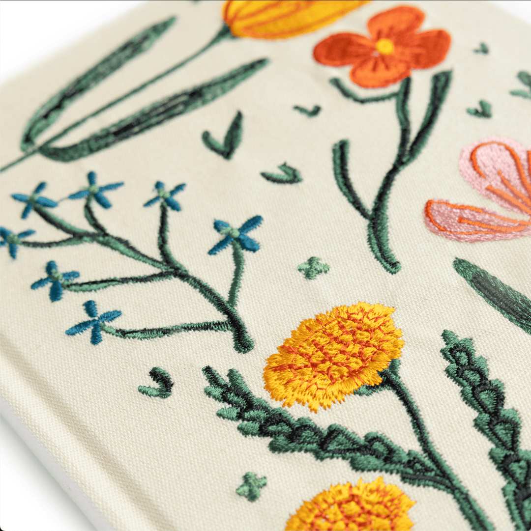 Embroidered Journal - Floral - Davidson Provision Co.