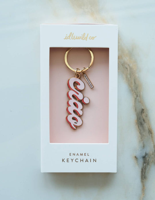 Enamel Keychain | Ciao! - Davidson Provision Co.