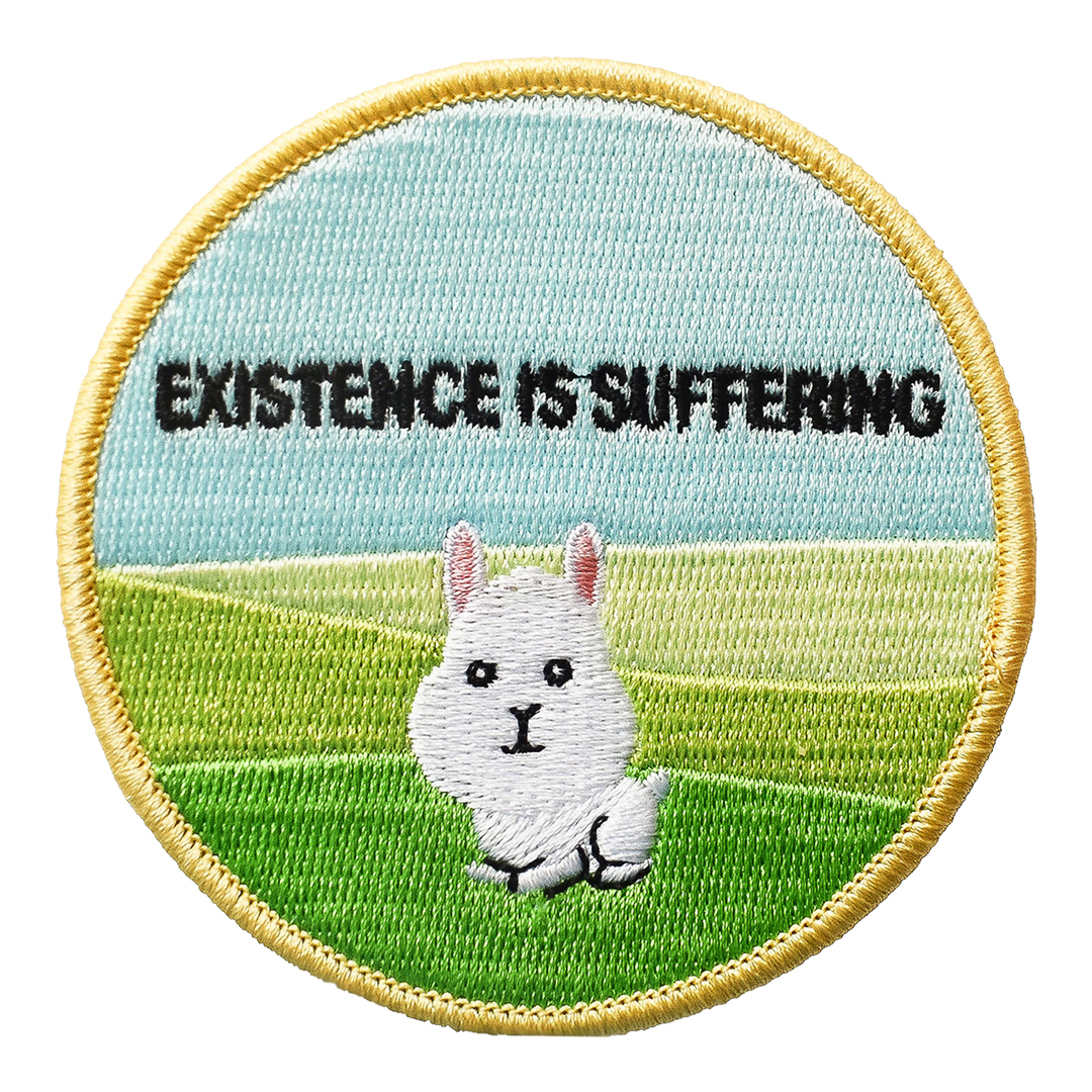 Existence is Suffering (Iron-On Patch) - Davidson Provision Co.