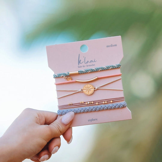 "Explore" Hair Tie Bracelets - Davidson Provision Co.