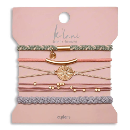 "Explore" Hair Tie Bracelets - Davidson Provision Co.