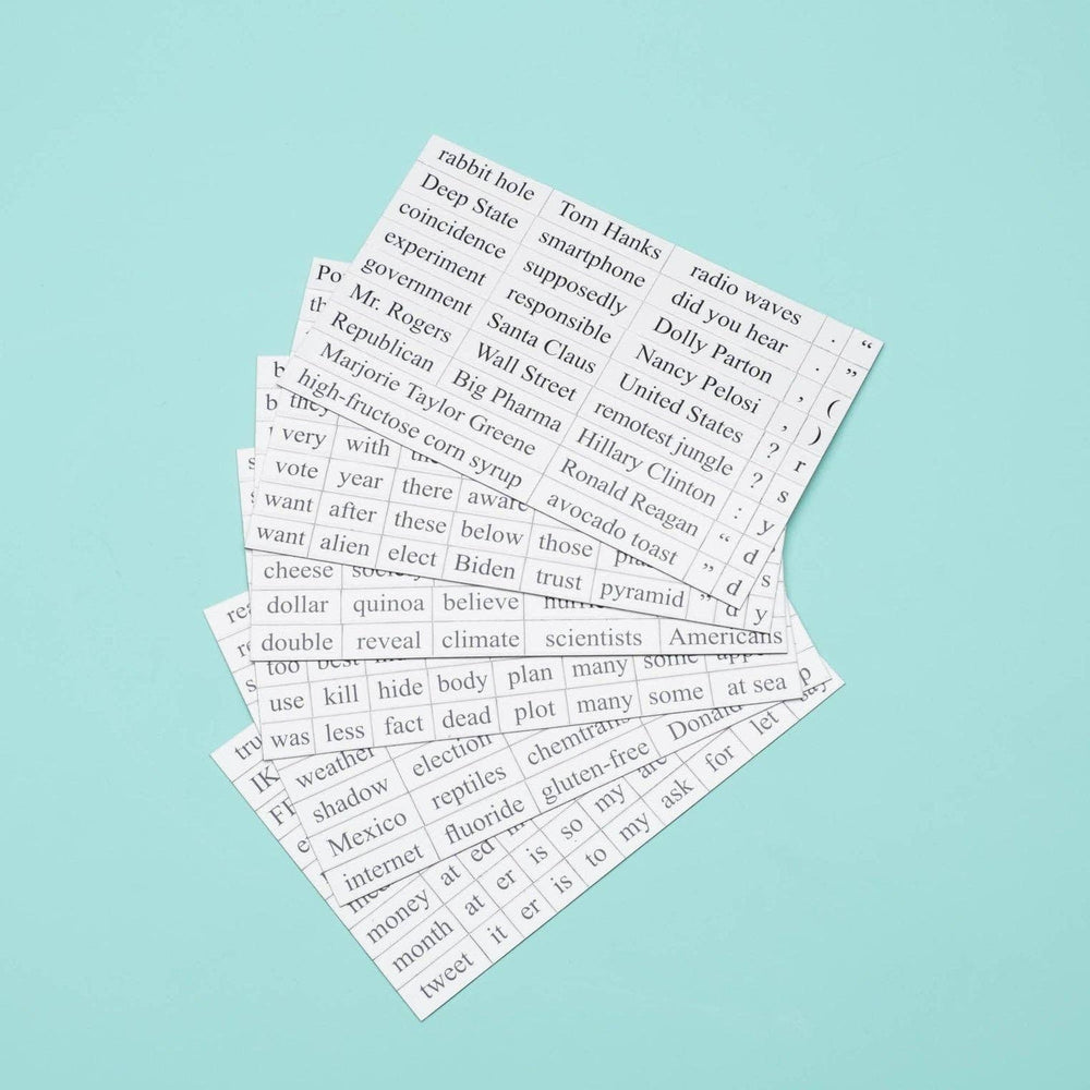 Dissent Pins - Build Your Own Conspiracy Theory Kit