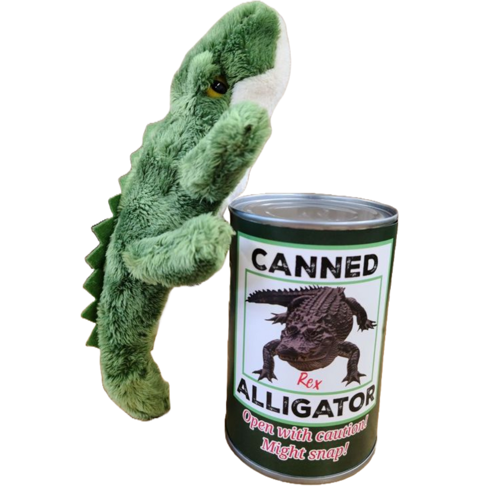 Canned Rex the Alligator