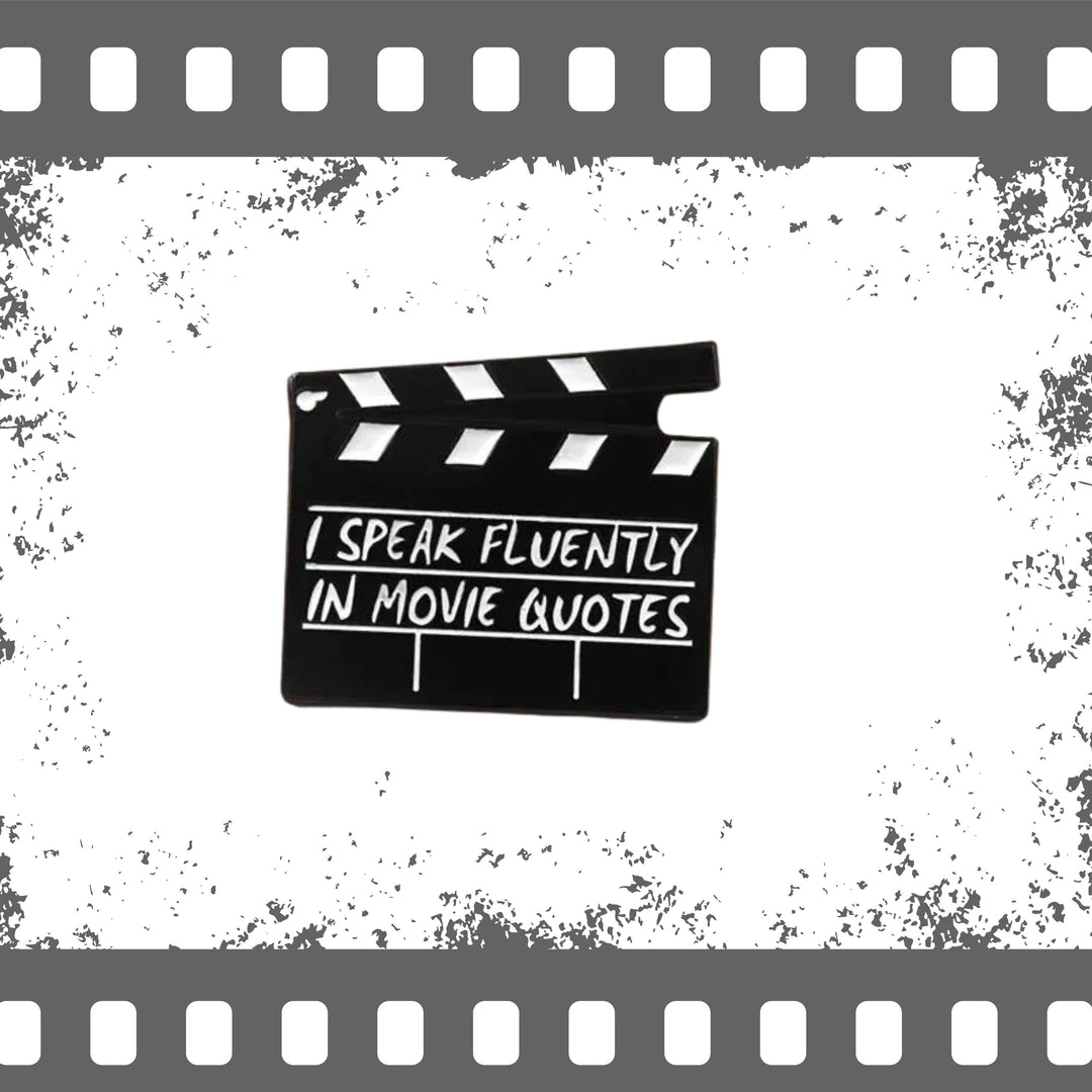 Movie Quote Lapel Pin: Perfect for Film Buffs &amp; Collectors