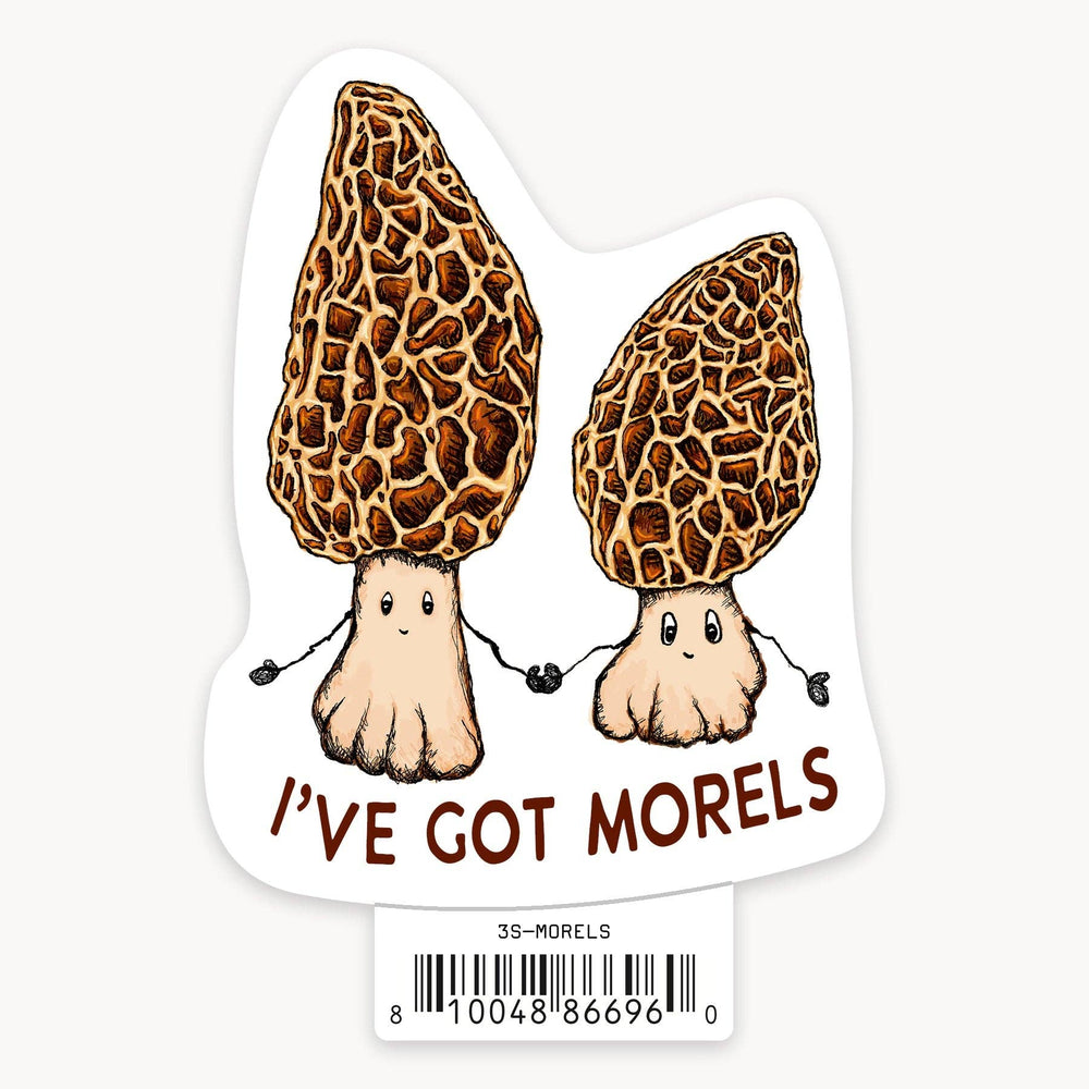 Morels - 3" Art Sticker