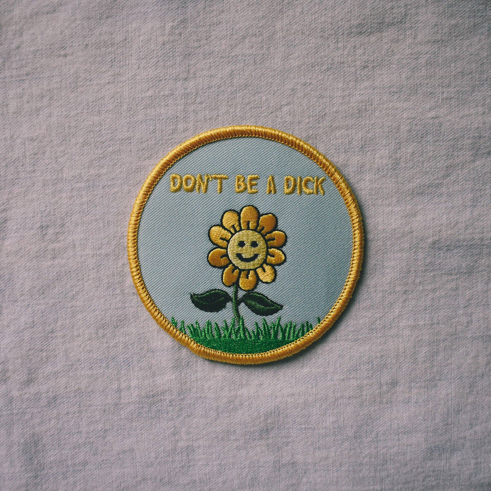Retrograde Supply Co. - Don't Be a Dick (Iron-On Patch)