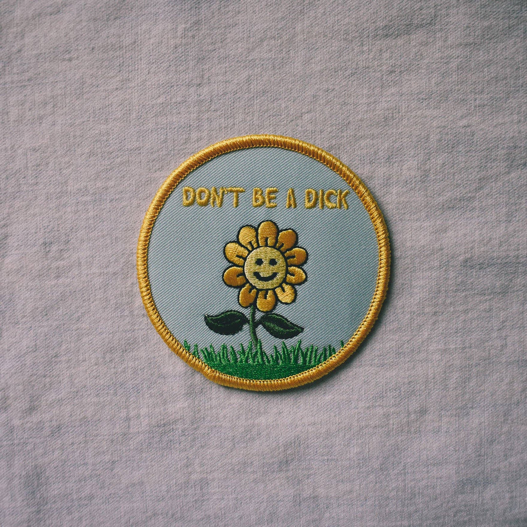 Retrograde Supply Co. - Don't Be a Dick (Iron-On Patch)