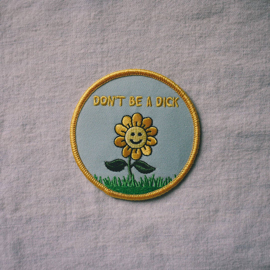 Retrograde Supply Co. - Don't Be a Dick (Iron-On Patch)