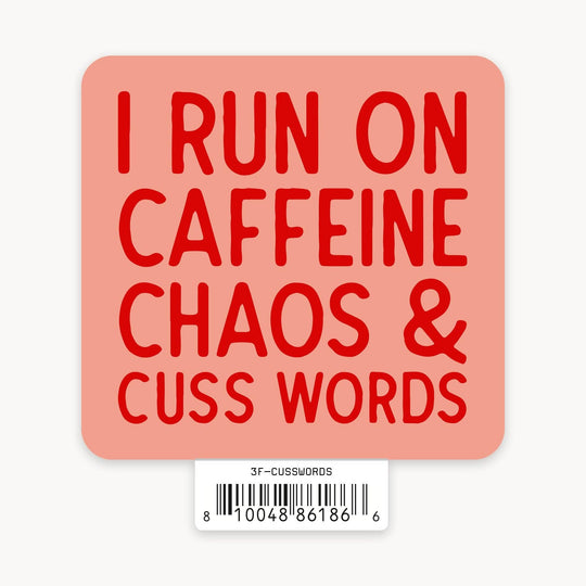 Cuss Words - 3" Art Sticker