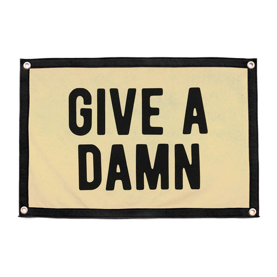 Oxford Pennant - Give A Damn Camp Flag
