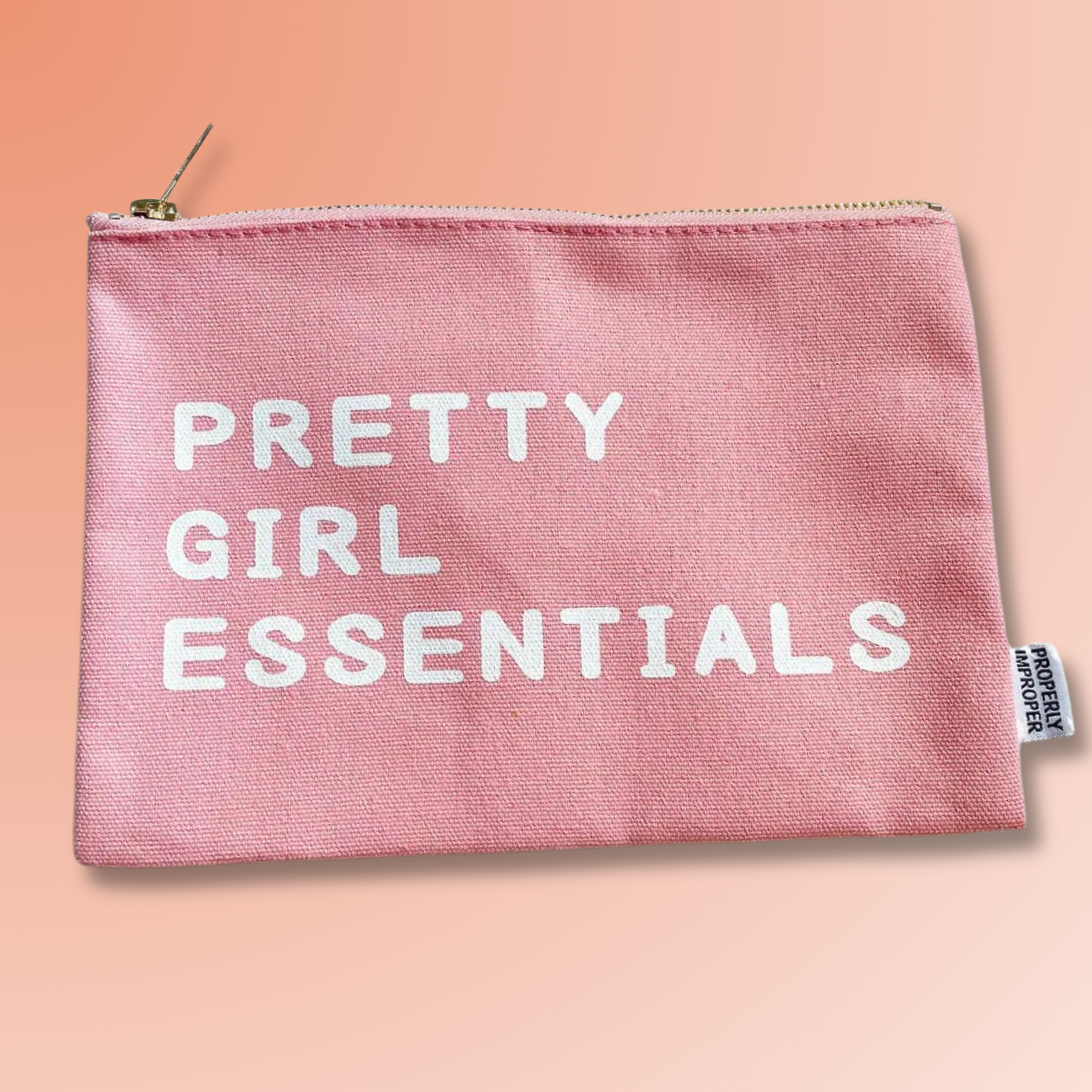 Properly Improper Canvas Pouch - Thumbnail 4