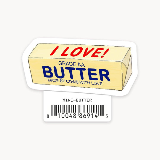 Butter - Mini Sticker
