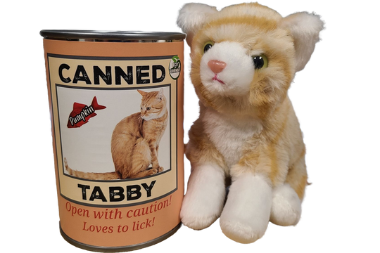 Canned Orange Tabby Cat