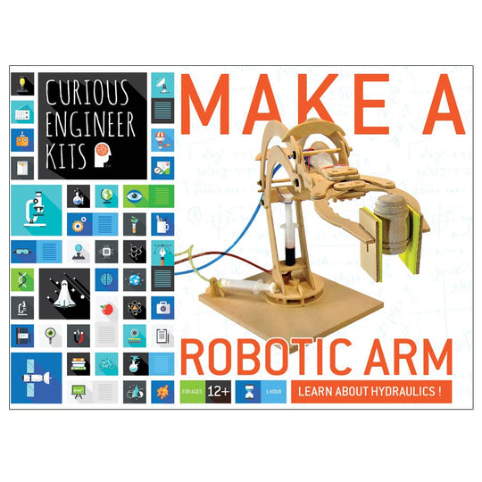 Robotic Arm Kit | Wooden Engineering Model Building Kit