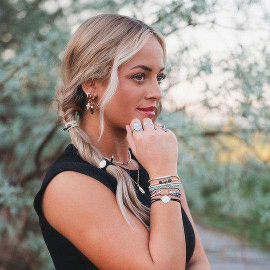 "Flourish" Natural Butterfly Hair Tie Bracelets - Davidson Provision Co.