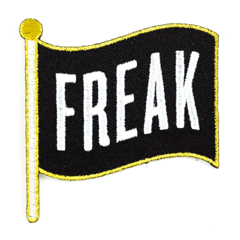 Freak Flag Embroidered Iron-On Patch - Davidson Provision Co.
