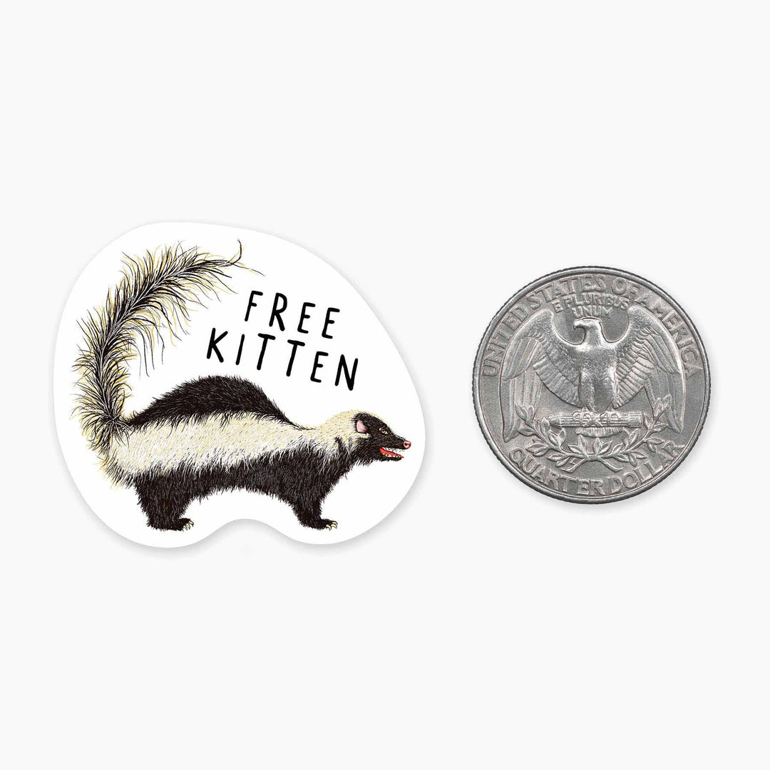 Free Kitten - Mini Sticker - Davidson Provision Co.