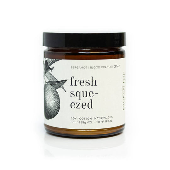 Fresh Squeezed 9oz Soy Candle - Davidson Provision Co.