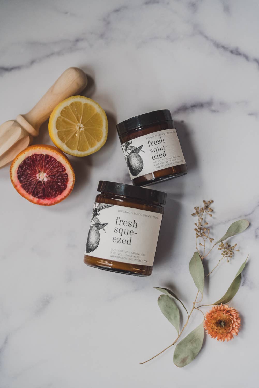 Fresh Squeezed 9oz Soy Candle - Davidson Provision Co.