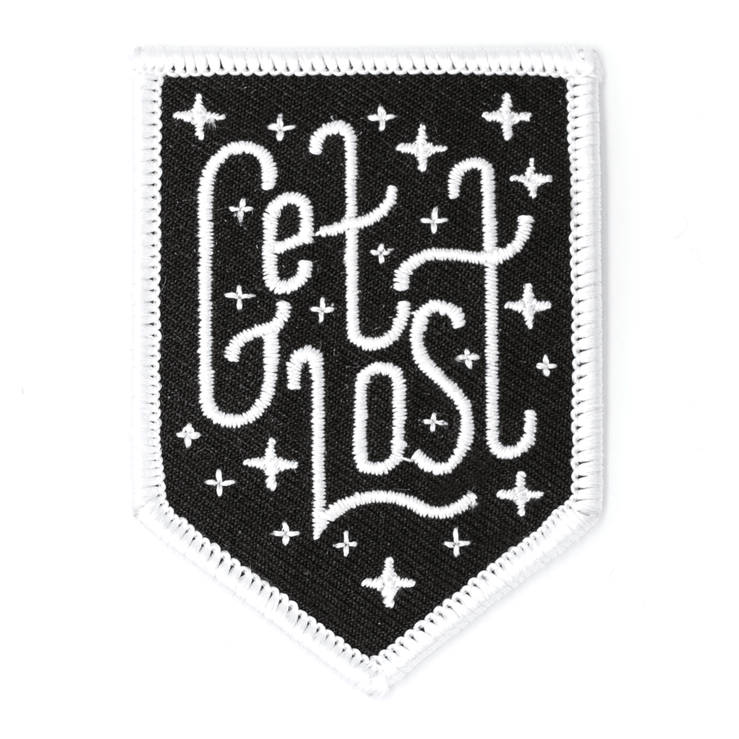 Get Lost Embroidered Iron-On Patch - Davidson Provision Co.