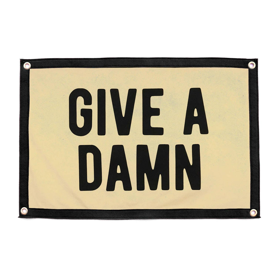 Give A Damn Camp Flag - Davidson Provision Co.